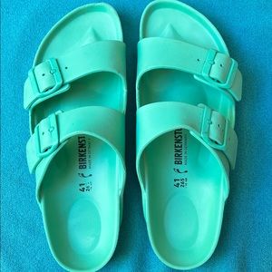 Birkenstock eva Arizona Sandals in Bold Jade size 10 (41)
